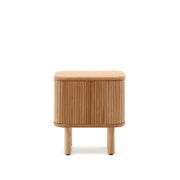 Nachttisch Mailen aus Eschenfurnier mit natürlichem Finish 50 x 55 cm von Kave Home – Produktbild 8