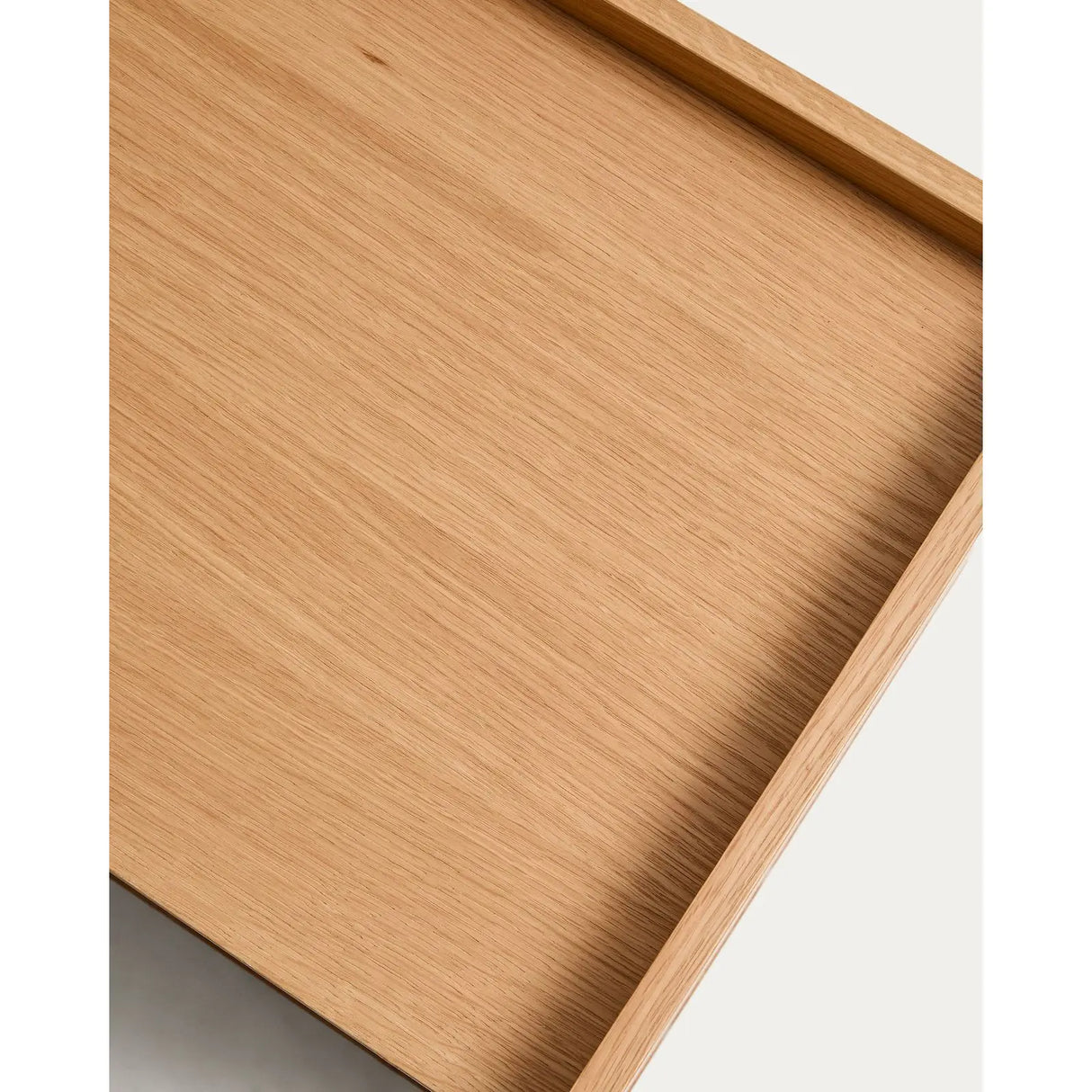 Nachttisch Onix 2 Schubladen aus Eichenfurnier Naturton-Finish 60 x 47 cm FSC Mix Credit von Kave Home – Bild 10