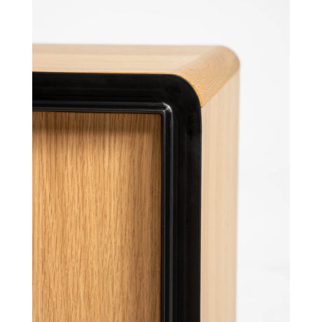 Nadyria TV-Schrank 3 Türen Eichenfurnier und Stahl mit schwarzem Finish 180 x 50 cm von Kave Home – Produktbild 10