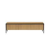 Nadyria TV-Schrank 3 Türen Eichenfurnier und Stahl mit schwarzem Finish 180 x 50 cm von Kave Home – Produktbild 6