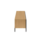 Nadyria TV-Schrank 3 Türen Eichenfurnier und Stahl mit schwarzem Finish 180 x 50 cm von Kave Home – Produktbild 7