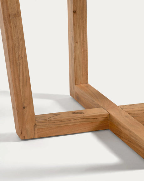 Nahla runder Tisch aus massivem Akazienholz mit natürlichem Finish Ø 120 cm von Kave Home – Produktbild 6