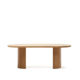 Nealy Tisch aus Eichenfurnier mit naturfarbenem Finish 200 x 100 cm  von Kave Home – Bild 6