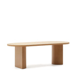 Nealy Tisch aus Eichenfurnier mit naturfarbenem Finish 200 x 100 cm  von Kave Home – Bild 8
