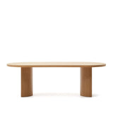 Nealy Tisch aus Eichenfurnier mit naturfarbenem Finish 240 x 100 cm  von Kave Home – Bild 10