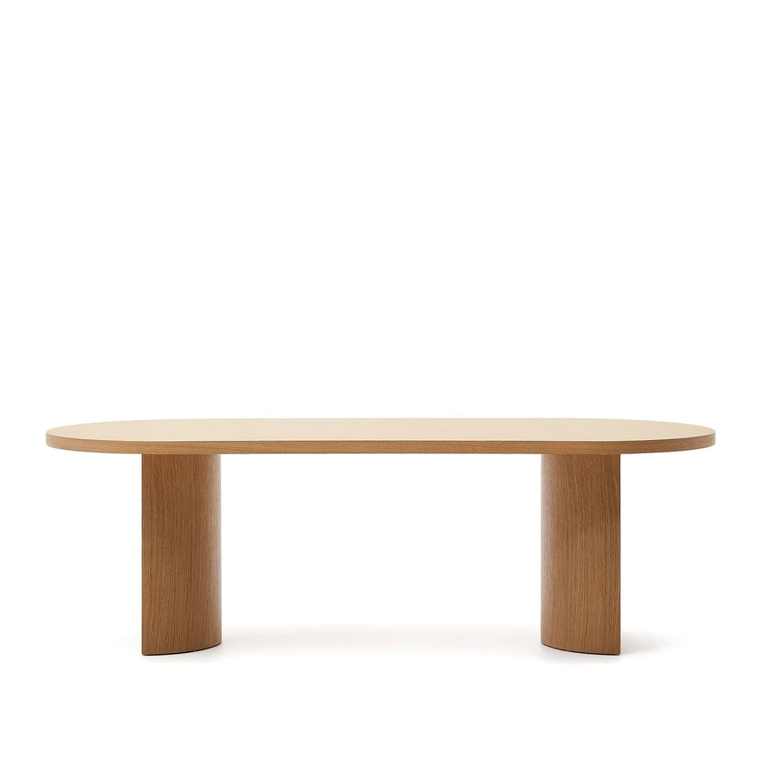 Nealy Tisch aus Eichenfurnier mit naturfarbenem Finish 240 x 100 cm  von Kave Home – Bild 10