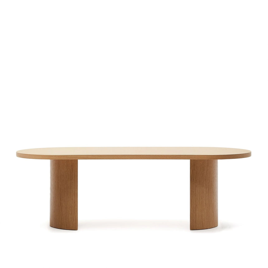 Nealy Tisch aus Eichenfurnier mit naturfarbenem Finish 240 x 100 cm  von Kave Home – Bild 6