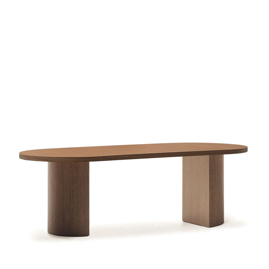 Nealy Tisch aus Nussbaumfurnier, Eichenfurnier oder MDF 240 x 100 cm von Kave Home – Bild 1