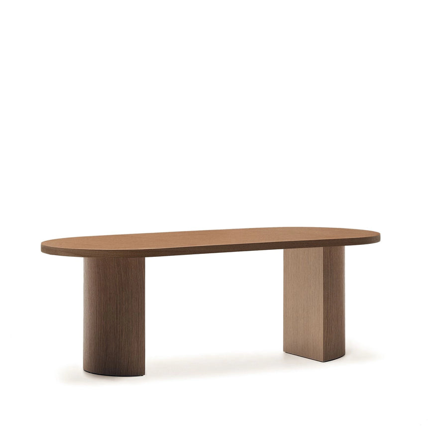 Nealy Tisch aus Nussbaumfurnier oder Eichenfurnier 200 x 100 cm von Kave Home – Bild 1