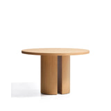 Nealy runder Tisch aus Eichenfurnier mit naturfarbenem Finish Ø 120 cm von Kave Home – Bild 3
