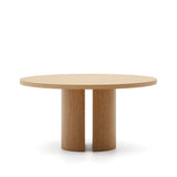 Nealy runder Tisch aus Eichenfurnier mit naturfarbenem Finish Ø 150 cm von Kave Home – Produktbild 10