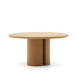 Nealy runder Tisch aus Eichenfurnier mit naturfarbenem Finish Ø 150 cm von Kave Home – Produktbild 8