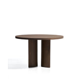 Nealy runder Tisch aus Nussbaumfurnier mit dunklem Finish Ø 120 cm von Kave Home – Bild 4