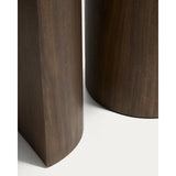 Nealy runder Tisch aus Nussbaumfurnier mit dunklem Finish Ø 120 cm von Kave Home – Bild 8