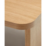 Oaq Couchtisch aus Eichenfurnier mit natürlichem Finish 140 x 75 cm FSC Mix Credit von Kave Home – Bild 11