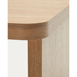 Oaq Couchtisch aus Eichenfurnier mit natürlichem Finish 89 x 62 cm FSC Mix Credit von Kave Home – Bild 11
