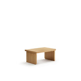 Oaq Couchtisch aus Eichenfurnier mit natürlichem Finish 89 x 62 cm FSC Mix Credit von Kave Home – Bild 5