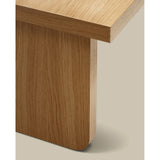 Oaq Couchtisch aus Eichenfurnier mit natürlichem Finish 89 x 62 cm FSC Mix Credit von Kave Home – Bild 8