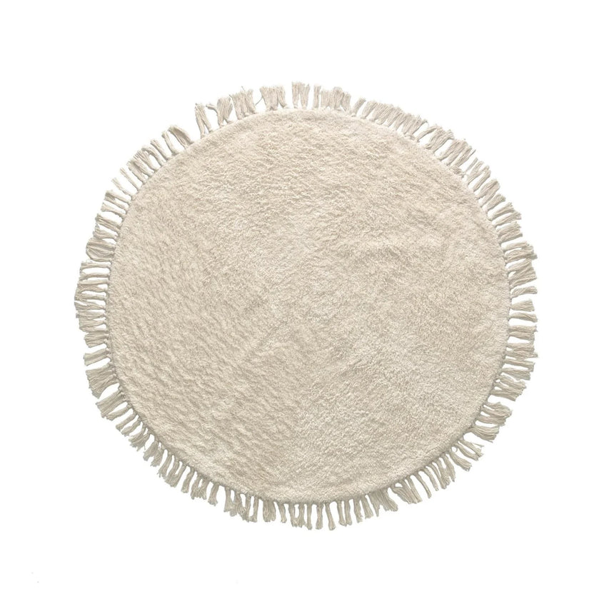 Orwen runder Teppich 100% Baumwolle Ø 100 cm von Kave Home – Bild 1