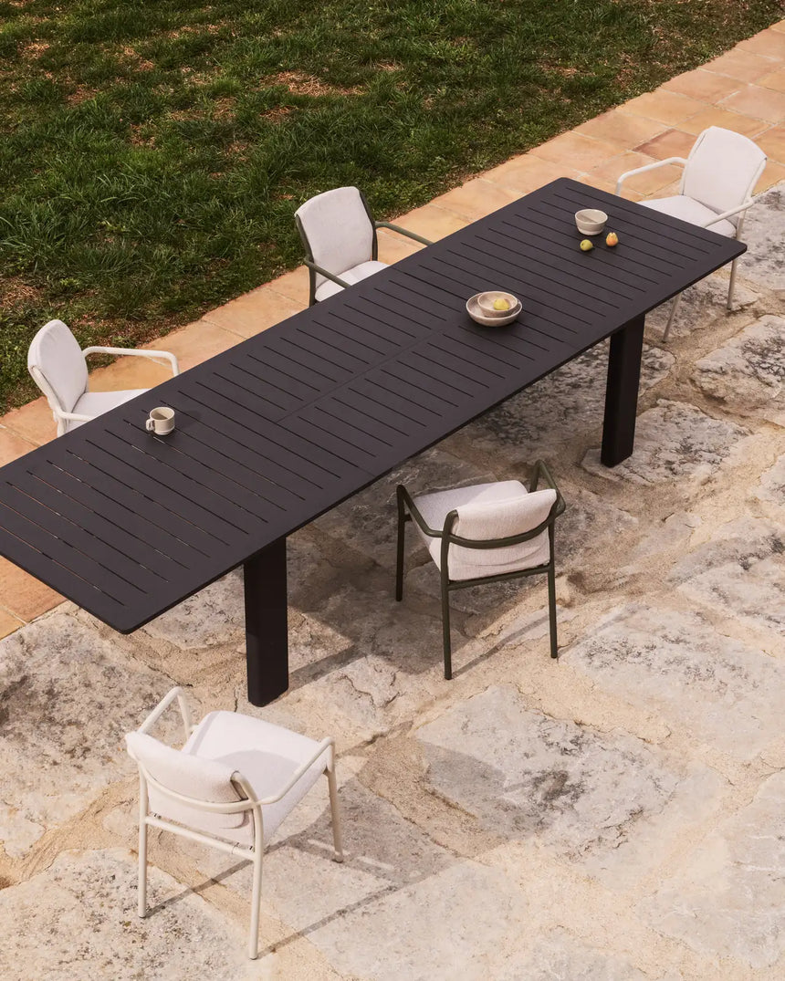 Outdoor Ausziehtisch Livorno aus Aluminium 233(350) x 100 cm von Kave Home – Bild 3