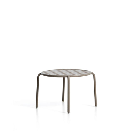 Outdoor-Beistelltisch Joncols aus Aluminium mit taupefarbener Lackierung, Ø 60 cm von Kave Home – Bild 5