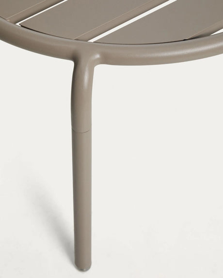 Outdoor-Beistelltisch Joncols aus Aluminium mit taupefarbener Lackierung, Ø 60 cm von Kave Home – Bild 7