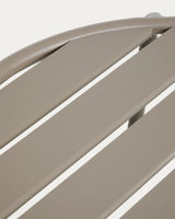 Outdoor-Beistelltisch Joncols aus Aluminium mit taupefarbener Lackierung, Ø 60 cm von Kave Home – Bild 8