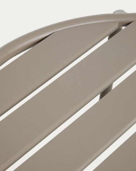 Outdoor-Beistelltisch Joncols aus Aluminium mit taupefarbener Lackierung, Ø 60 cm von Kave Home – Bild 8