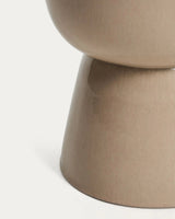 Outdoor-Beistelltisch Mesquida aus Keramik mit ecrufarbener Glasur, Ø 36 cm von Kave Home – Bild 3