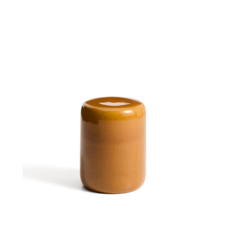 Outdoor-Beistelltisch Mesquida aus Keramik mit senfgelber Glasur, Ø 35 cm von Kave Home – Bild 1