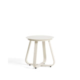 Outdoor Beistelltisch Tamaris aus ecrufarbenem Aluminium Ø 48 cm von Kave Home – Bild 1