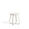 Outdoor Beistelltisch Tamaris aus ecrufarbenem Aluminium Ø 48 cm von Kave Home – Bild 1