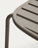 Outdoor-Couchtisch Joncols aus Aluminium mit taupefarbener Lackierung, Ø 113 x 65 cm von Kave Home – Bild 7