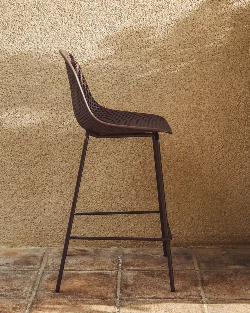 Outdoor-Hocker Quinby in Braun, 65 cm von Kave Home – Bild 2