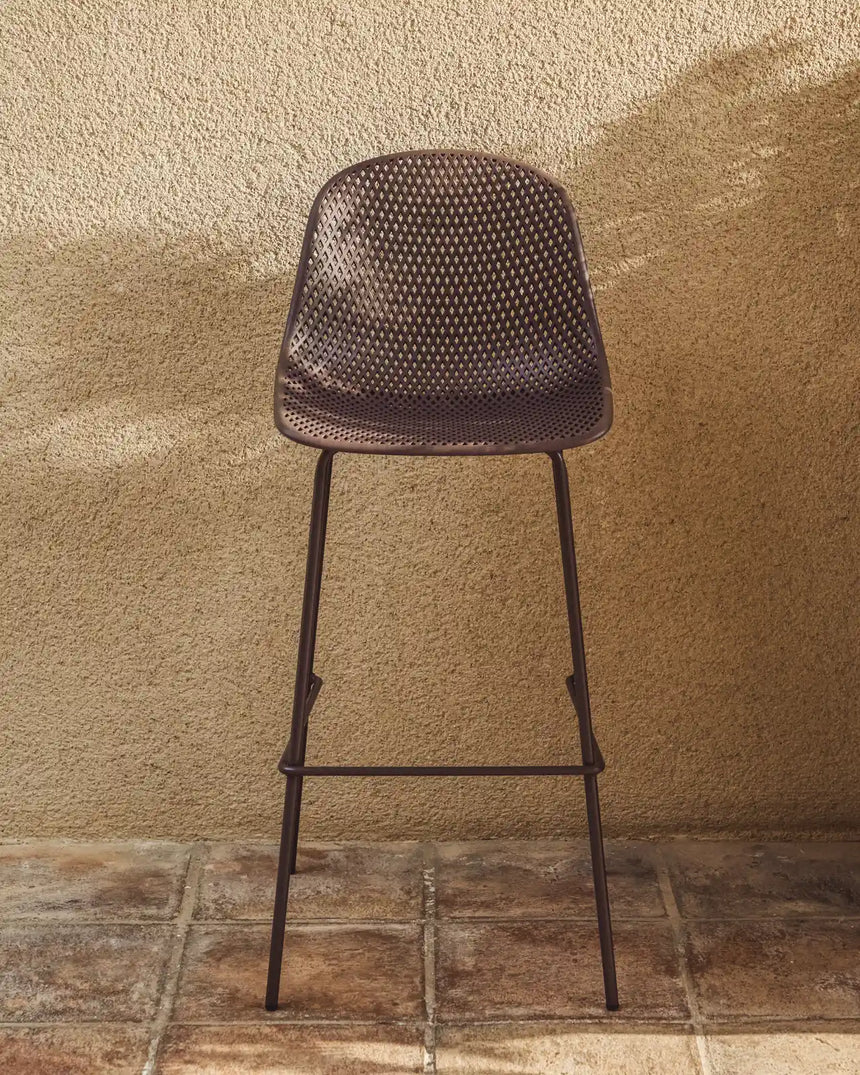 Outdoor-Hocker Quinby in Braun, 75 cm von Kave Home – Bild 2