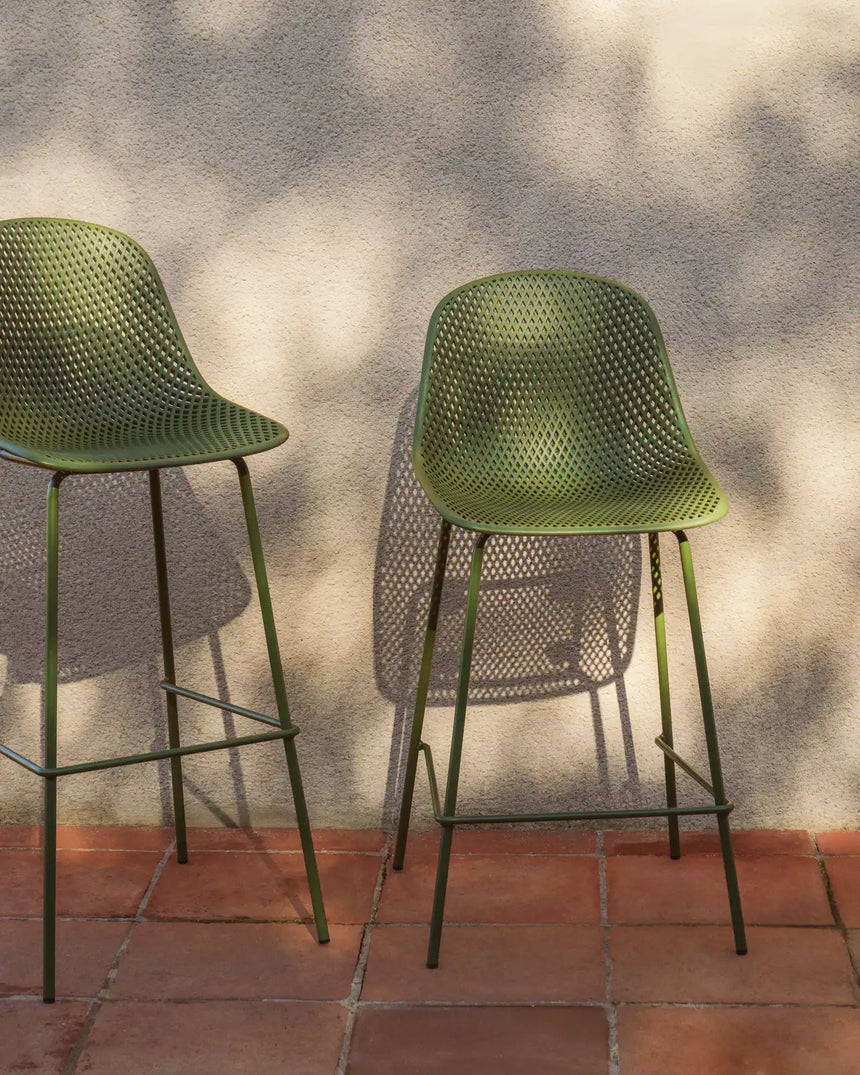 Outdoor-Hocker Quinby in Grün, 65 cm von Kave Home – Bild 2