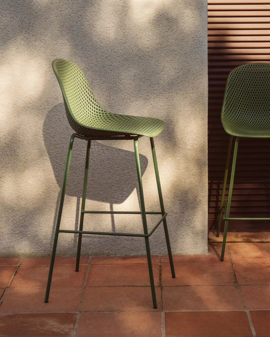Outdoor-Hocker Quinby in Grün, 75 cm von Kave Home – Bild 2