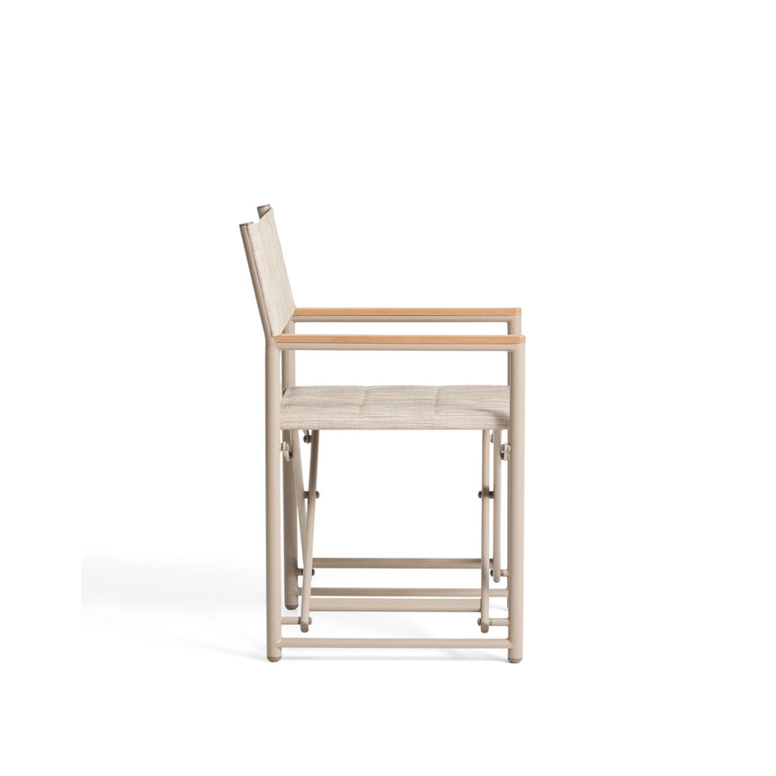 Outdoor-Klappstuhl Tisno aus Aluminium und Texteline von Kave Home – Bild 1