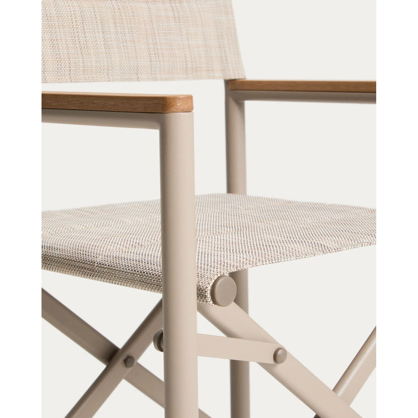 Outdoor-Klappstuhl Tisno aus Aluminium und Texteline von Kave Home – Bild 10