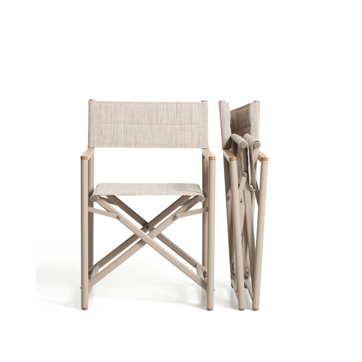 Outdoor-Klappstuhl Tisno aus Aluminium und Texteline von Kave Home – Bild 7