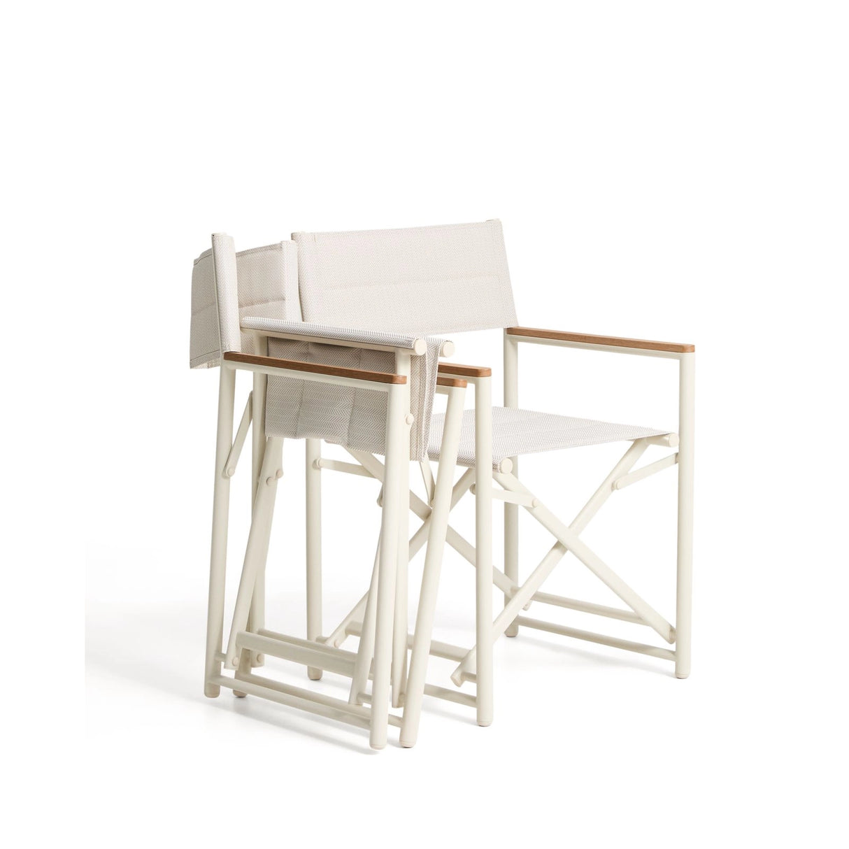 Outdoor-Klappstuhl Tisno aus Aluminium und Texteline von Kave Home – Bild 8