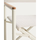 Outdoor-Klappstuhl Tisno aus ecrufarbenem Aluminium und ecrufarbenem Texteline von Kave Home – Bild 11