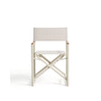 Outdoor-Klappstuhl Tisno aus ecrufarbenem Aluminium und ecrufarbenem Texteline von Kave Home – Bild 6