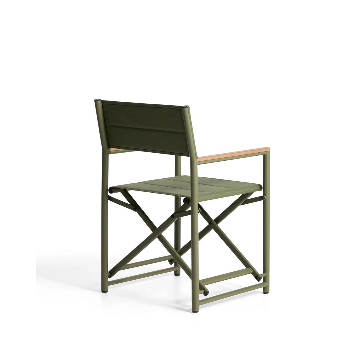 Outdoor-Klappstuhl Tisno aus grünem Aluminium und grünem Texteline von Kave Home – Bild 6