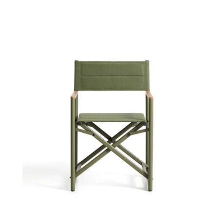 Outdoor-Klappstuhl Tisno aus grünem Aluminium und grünem Texteline von Kave Home – Bild 7