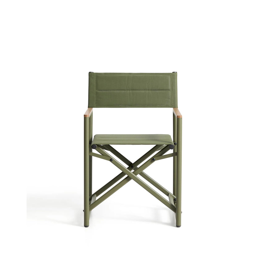 Outdoor-Klappstuhl Tisno aus grünem Aluminium und grünem Texteline von Kave Home – Bild 7