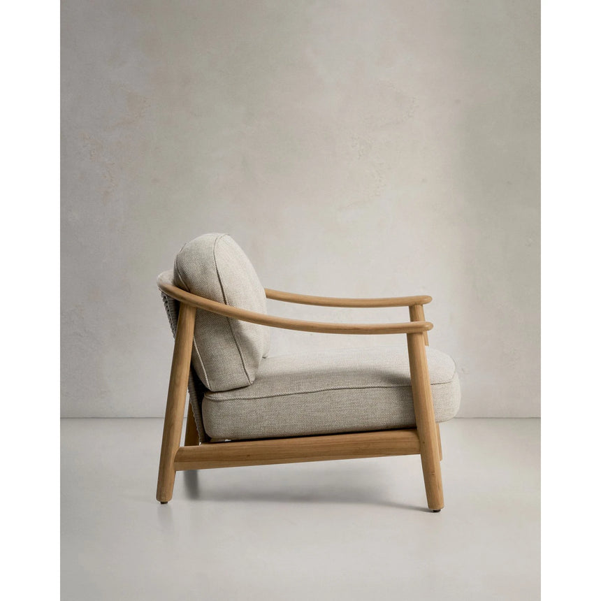 Outdoor-Sessel Elunda aus massivem Teakholz, FSC 100 % von Kave Home – Bild 1