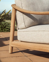Outdoor-Sessel Elunda aus massivem Teakholz, FSC 100 % von Kave Home – Bild 4