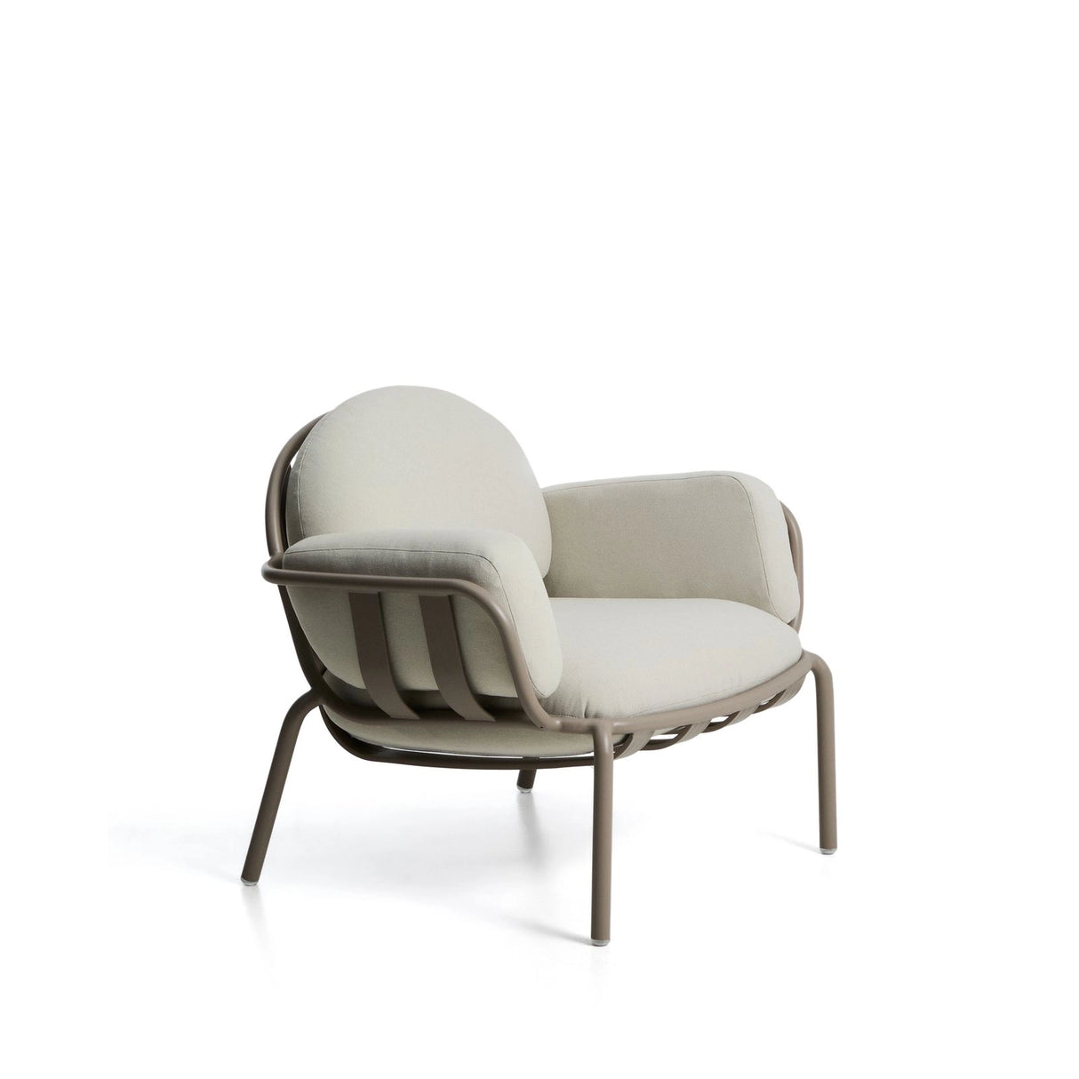 Outdoor-Sessel Joncols aus Aluminium mit taupefarbener Lackierung von Kave Home – Bild 1