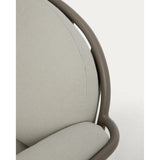 Outdoor-Sessel Joncols aus Aluminium mit taupefarbener Lackierung von Kave Home – Bild 11